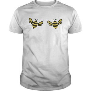 Save The Bees Bumblebee Boobies Boobees Funny Shirt